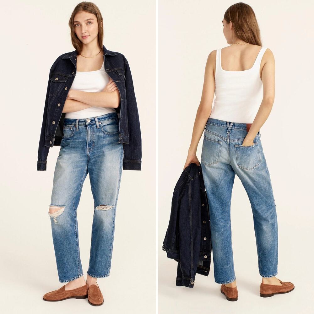 NWT J. Crew Slouchy Boyfriend Jeans